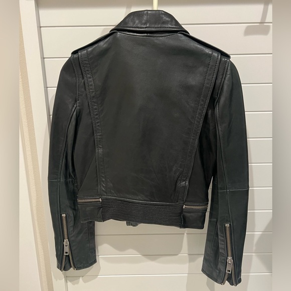 Mango Leather Jacket - Picture 2 of 5
